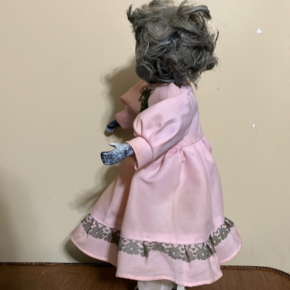 Creepy Scary Hand Painted Doll Prop Decor - Picture 3 of 10